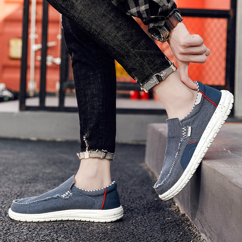 Summer Autumn Canvas Men's Shoes-My Soft Slipper