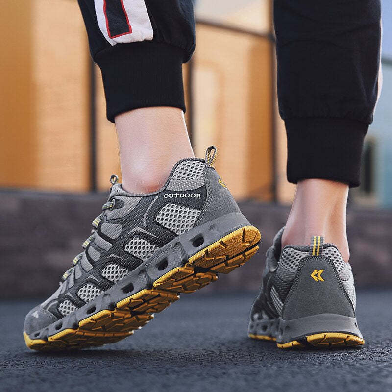 Men's Breathable Mesh Outdoor Shoes-My Soft Slipper