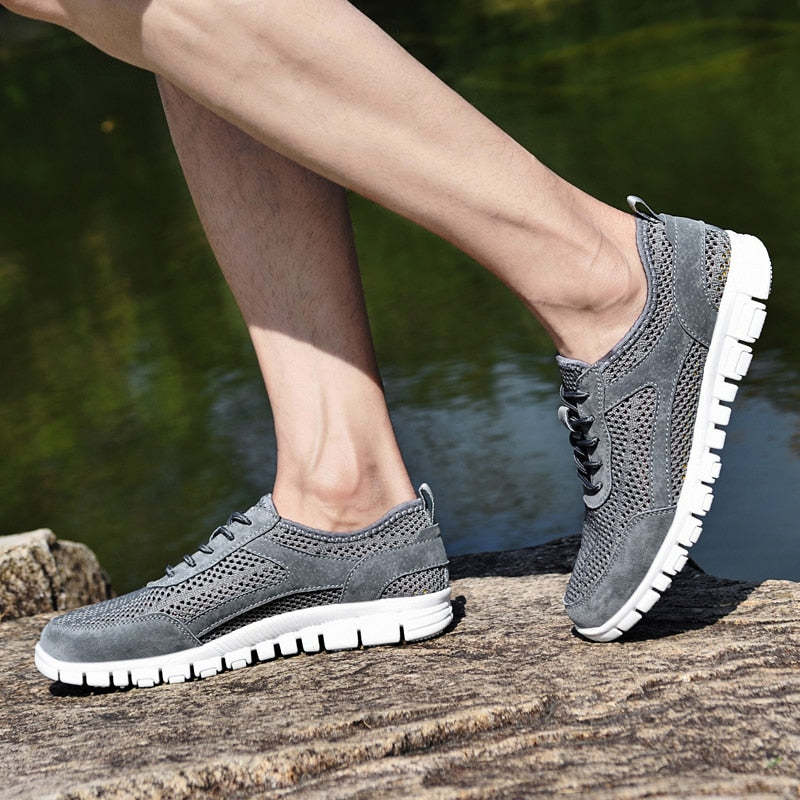 Fashion Spring Casual Comfortable Mesh Men's Shoes-My Soft Slipper
