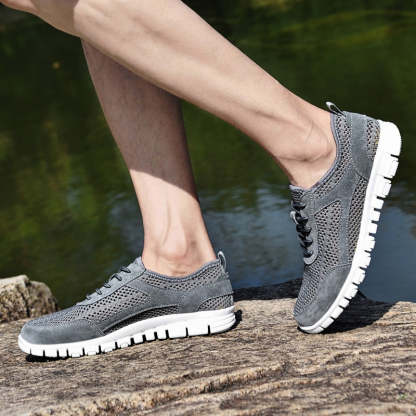 Fashion Spring Casual Comfortable Mesh Men's Shoes-My Soft Slipper