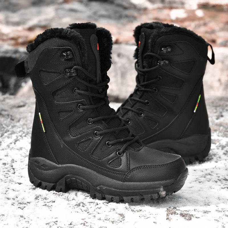 Casual Waterproof High Top Men's Boots-My Soft Slipper