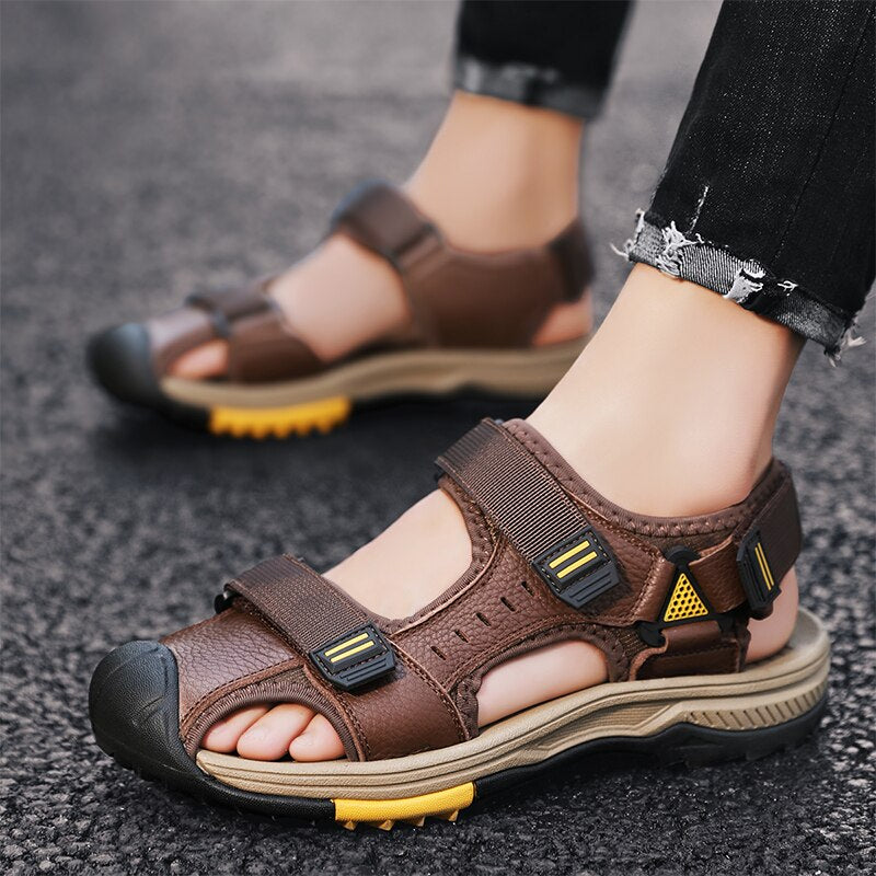 Outdoor Non-slip Summer Beach Men's Sandals-My Soft Slipper