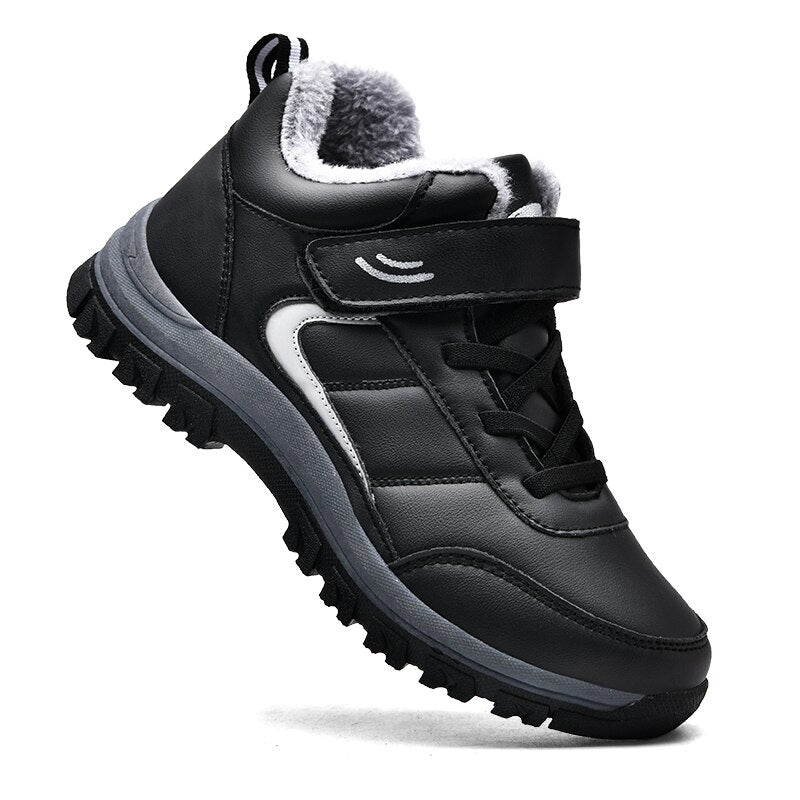 Men's Winter Lace-Up Ankle Boots-My Soft Slipper