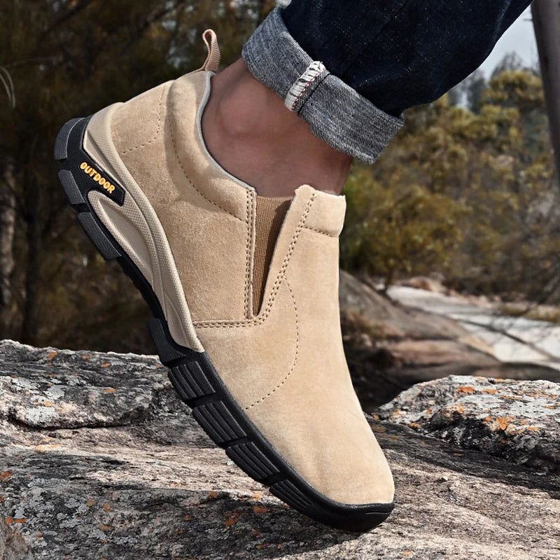 Men's Leather Casual Shoes-My Soft Slipper
