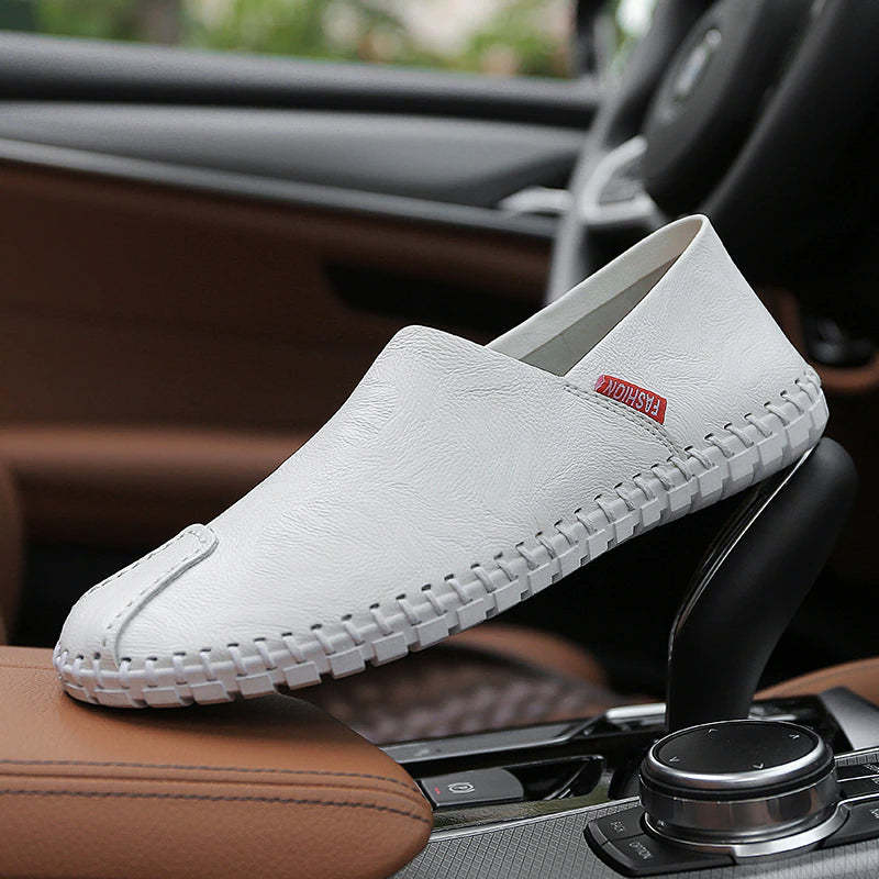 High Quality Genuine Leather Men Shoes-My Soft Slipper