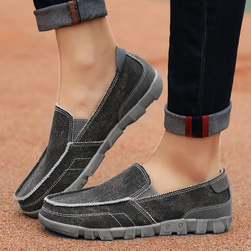 Summer Casual Men Canvas Shoes-My Soft Slipper