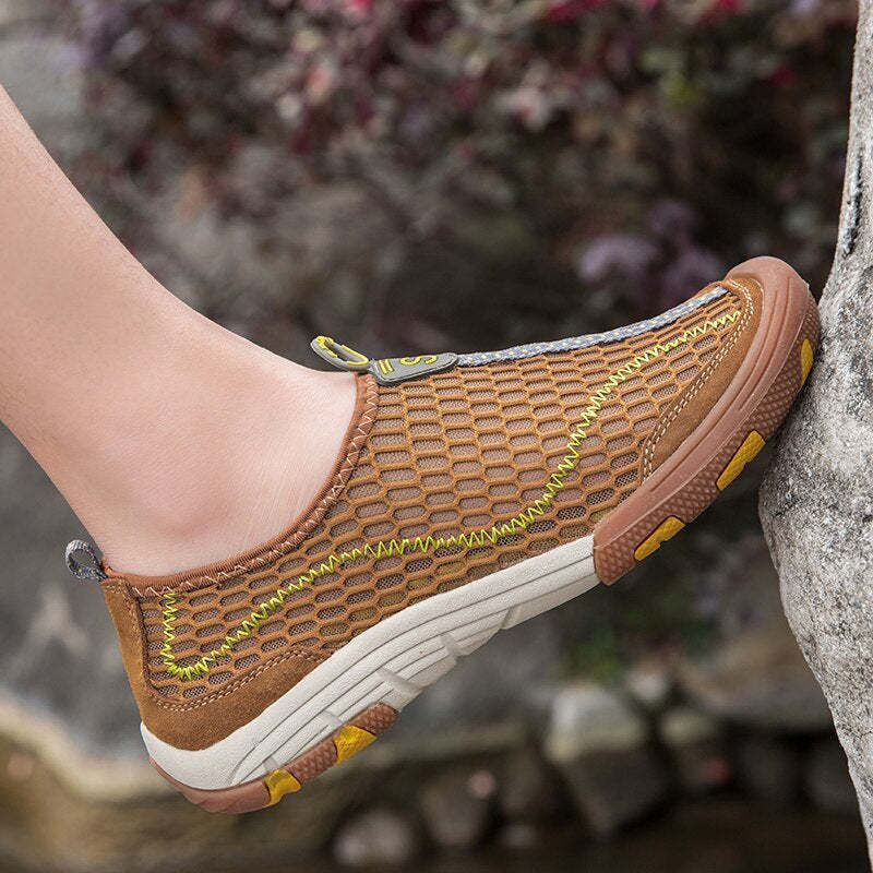 Fashion Breathable Summer Walking Mesh Shoes-My Soft Slipper