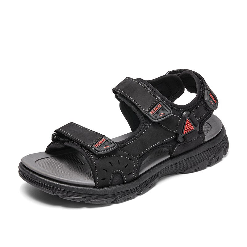 Men's Genuine Leather Summer Sandal-My Soft Slipper