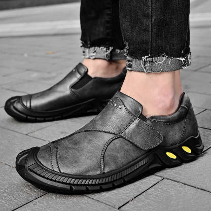 Men's Leather Comfortable Loafers-My Soft Slipper