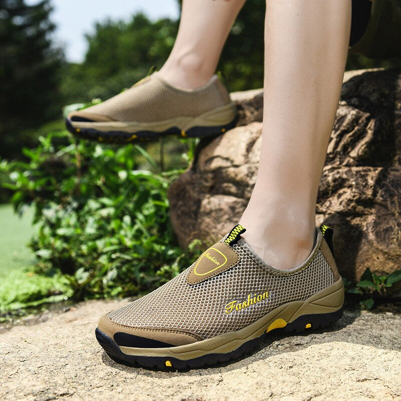 Summer Breathable Men's Casual Mesh Shoes-My Soft Slipper