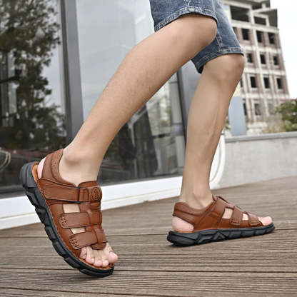 Summer Leather Sandals For Men-My Soft Slipper