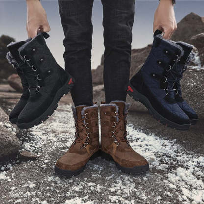Winter Warm Plush Snow Boots For Men-My Soft Slipper