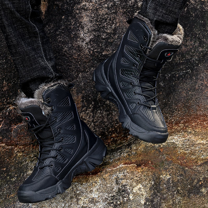 Winter Ankle Waterproof Men's Boots-My Soft Slipper