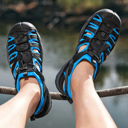 Summer Genuine Leather Men Sandals-My Soft Slipper