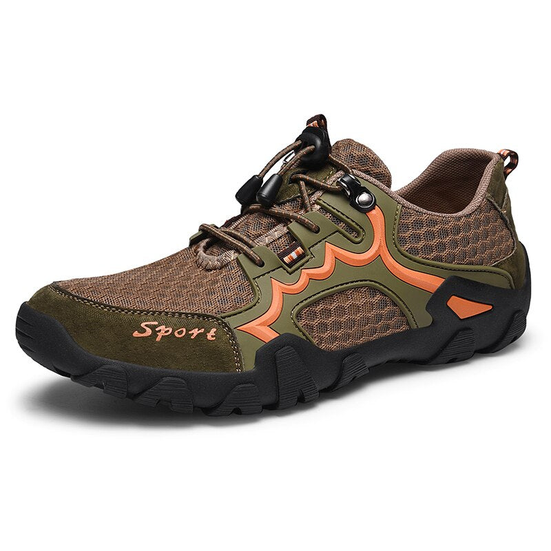 Men Casual Handmade Breathable Mesh Shoes-My Soft Slipper