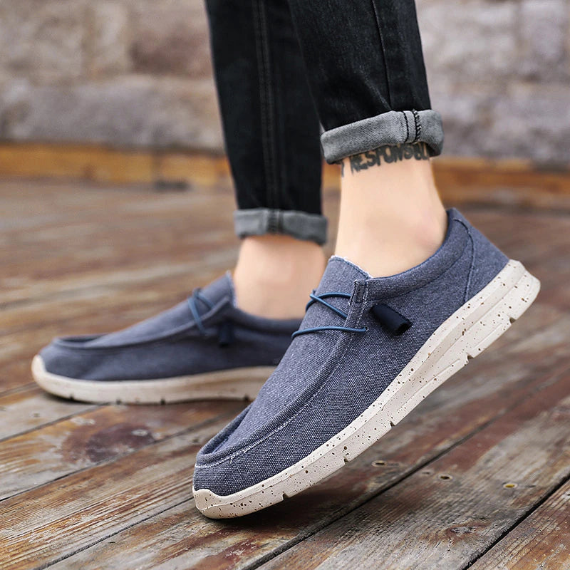 Spring Summer Men's Canvas Shoes-My Soft Slipper