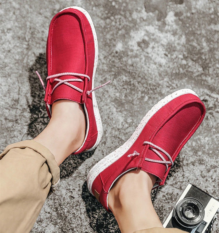 Breathable Outdoor Men Canvas Shoes-My Soft Slipper