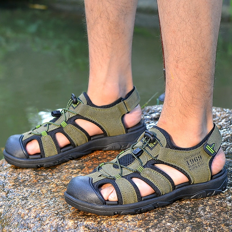 Casual Men Outdoor Summer Breathable Sandals-My Soft Slipper