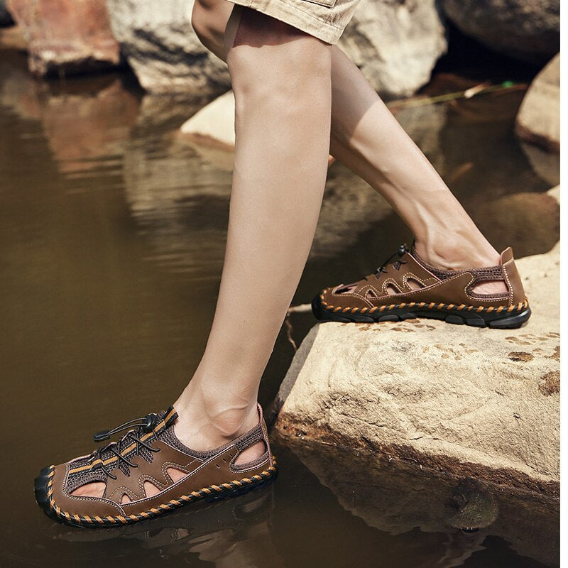 Fashion Soft Flat Men's Sandals-My Soft Slipper