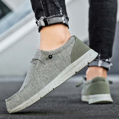 Men's Breathable Canvas Shoes-My Soft Slipper
