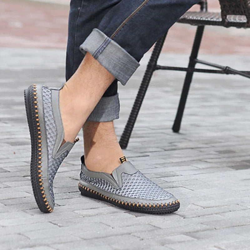 Breathable Slip On Mesh Shoes For Men-My Soft Slipper