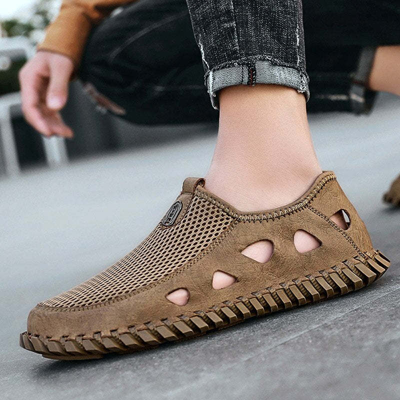 High Quality Mesh Men Summer Shoes-My Soft Slipper
