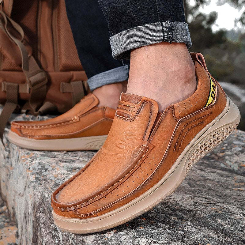 Anti-Slip Rubber Loafers Shoes-My Soft Slipper