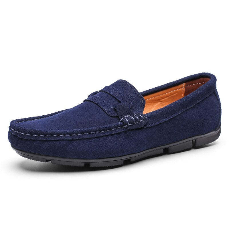 High Quality Genuine Flats Leather Loafers-My Soft Slipper