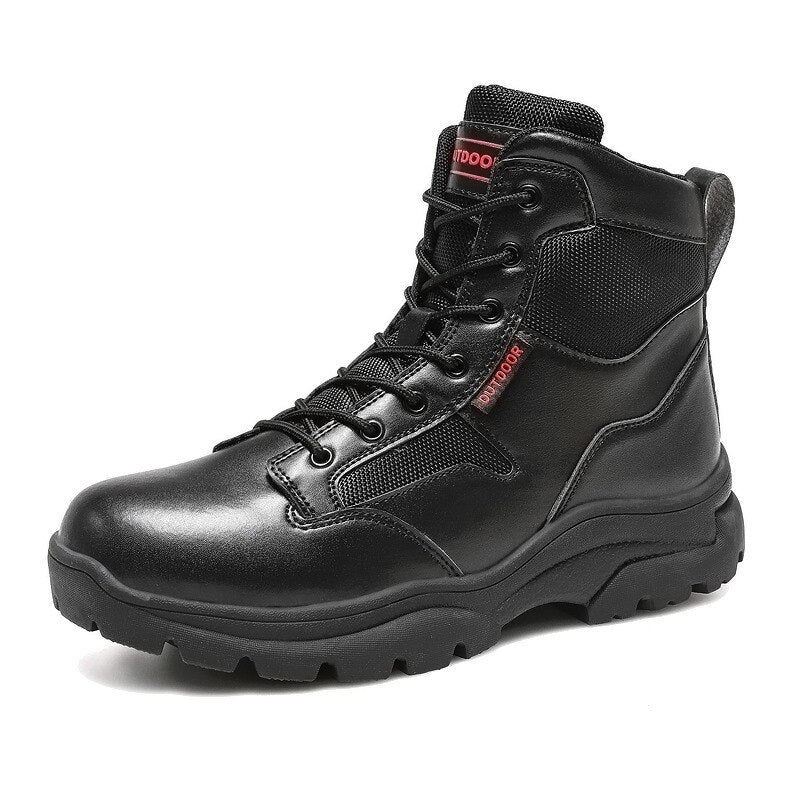 Men's Ankle Waterproof Military Boots-My Soft Slipper