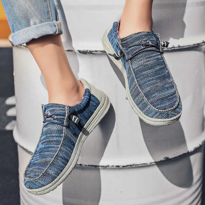 Men Breathable Fashion Canvas Shoes-My Soft Slipper