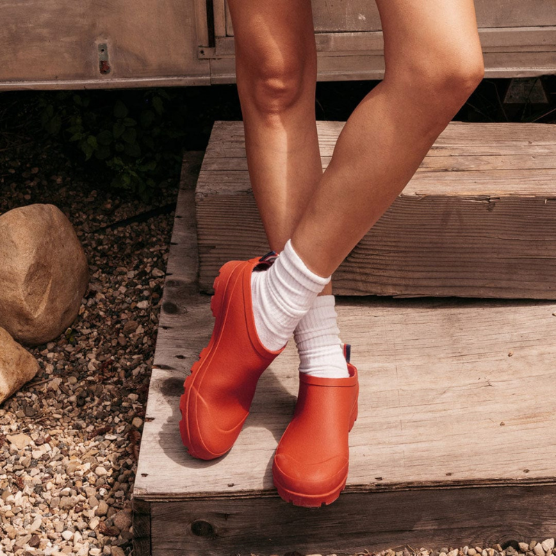 Bodega Slip On Garden Clog With Rubber Sole For Women