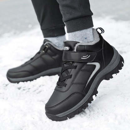 Men's Winter Lace-Up Ankle Boots-My Soft Slipper