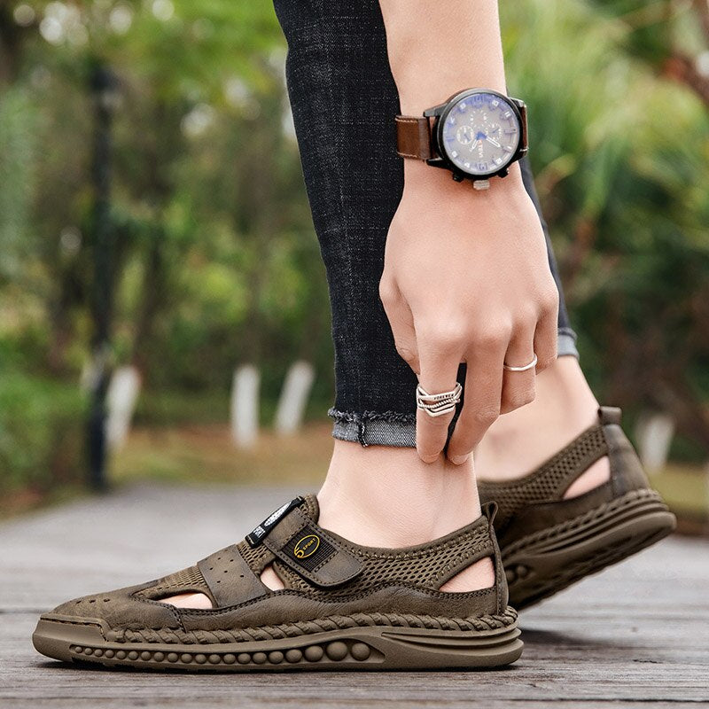Handmade Summer Comfortable Men's Sandals-My Soft Slipper