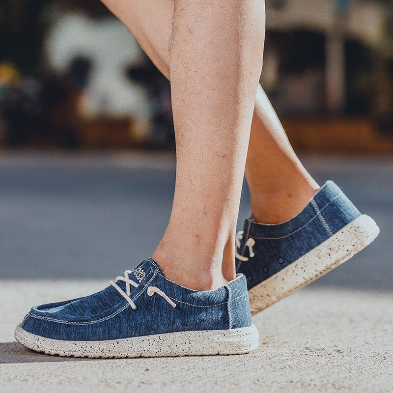 Summer Men's Comfortable Canvas Shoes-My Soft Slipper