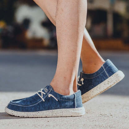 Summer Men's Comfortable Canvas Shoes-My Soft Slipper