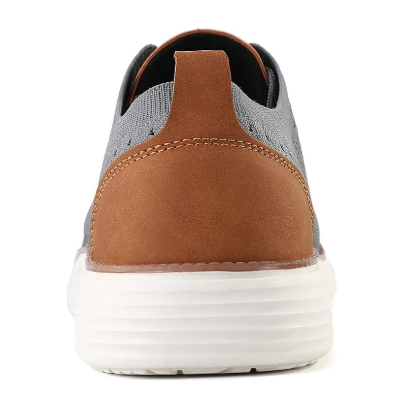 Knit Lace-Up Sneakers – Lightweight Design With Supportive EVA Sole-My Soft Slipper