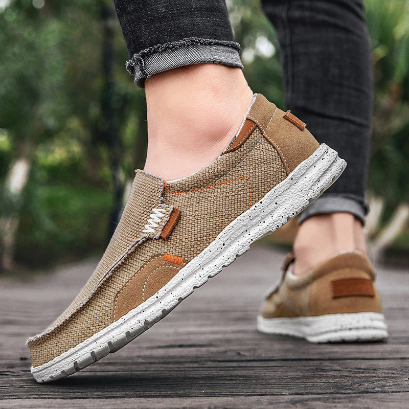 Men's Vulcanize Canvas Shoes-My Soft Slipper