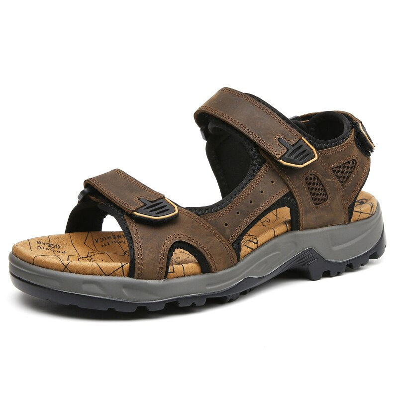 Genuine Leather Soft Sandals-My Soft Slipper