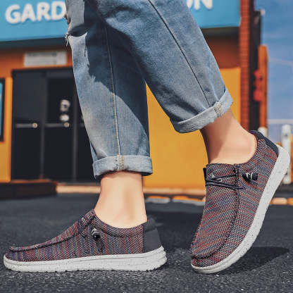 Men Breathable Fashion Canvas Shoes-My Soft Slipper