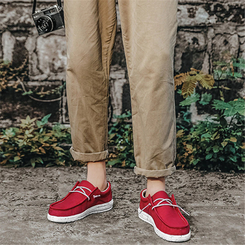 Breathable Outdoor Men Canvas Shoes-My Soft Slipper