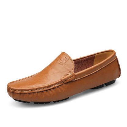 Casual Soft Leather Loafers-My Soft Slipper