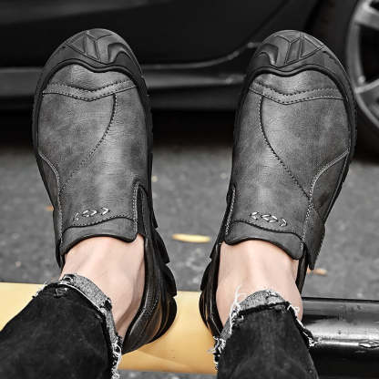 Men's Leather Comfortable Loafers-My Soft Slipper