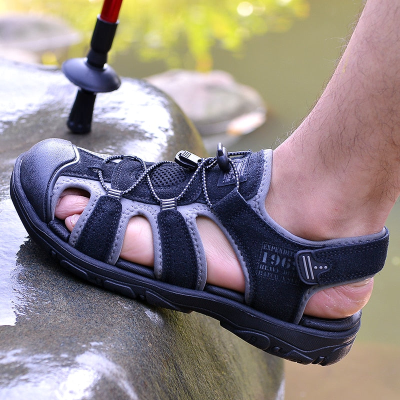 Casual Men Outdoor Summer Breathable Sandals-My Soft Slipper