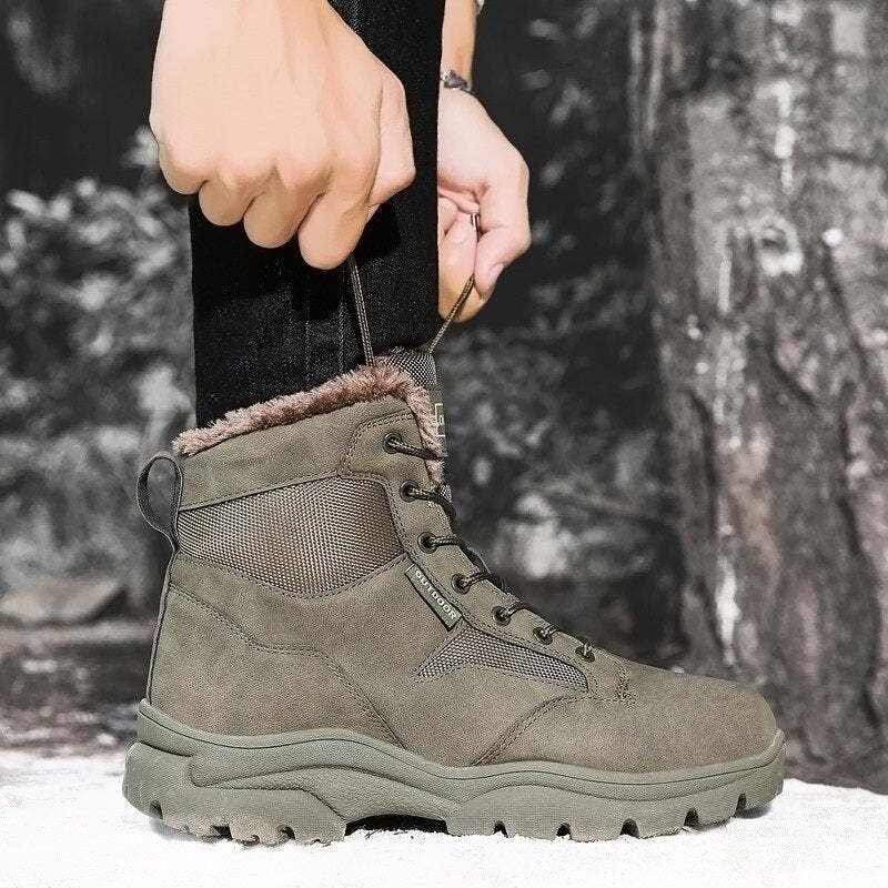 Men's Ankle Waterproof Military Boots-My Soft Slipper
