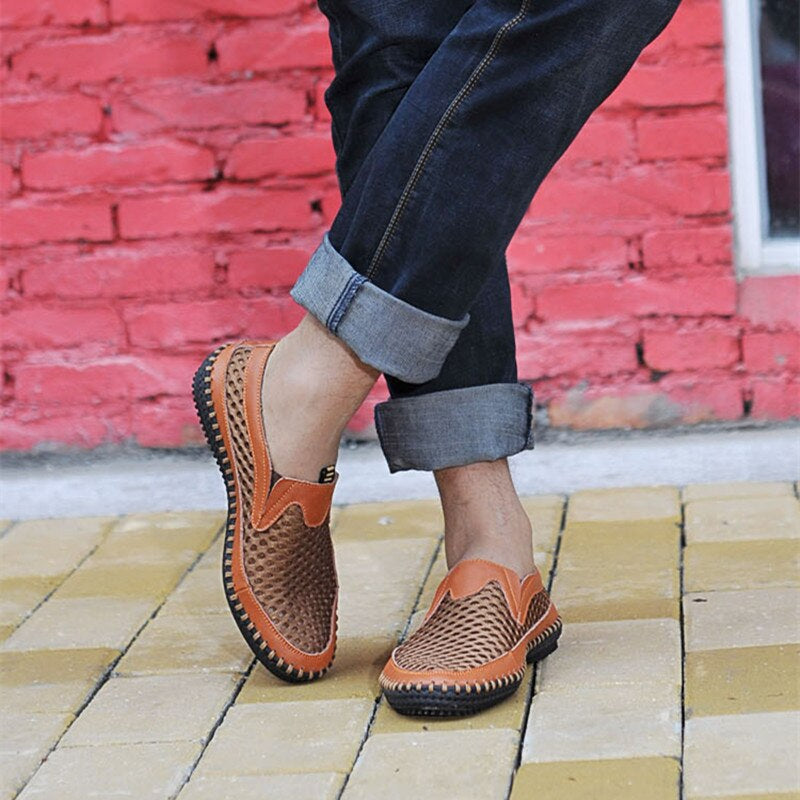 Breathable Slip On Mesh Shoes For Men-My Soft Slipper
