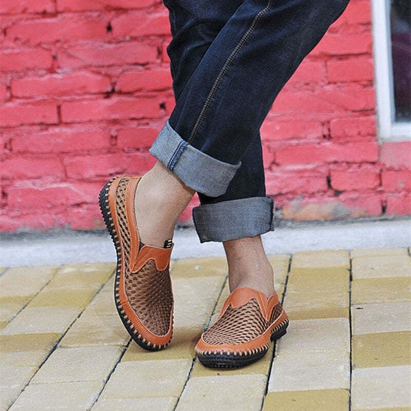 Breathable Slip On Mesh Shoes For Men-My Soft Slipper