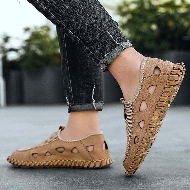 High Quality Mesh Men Summer Shoes-My Soft Slipper