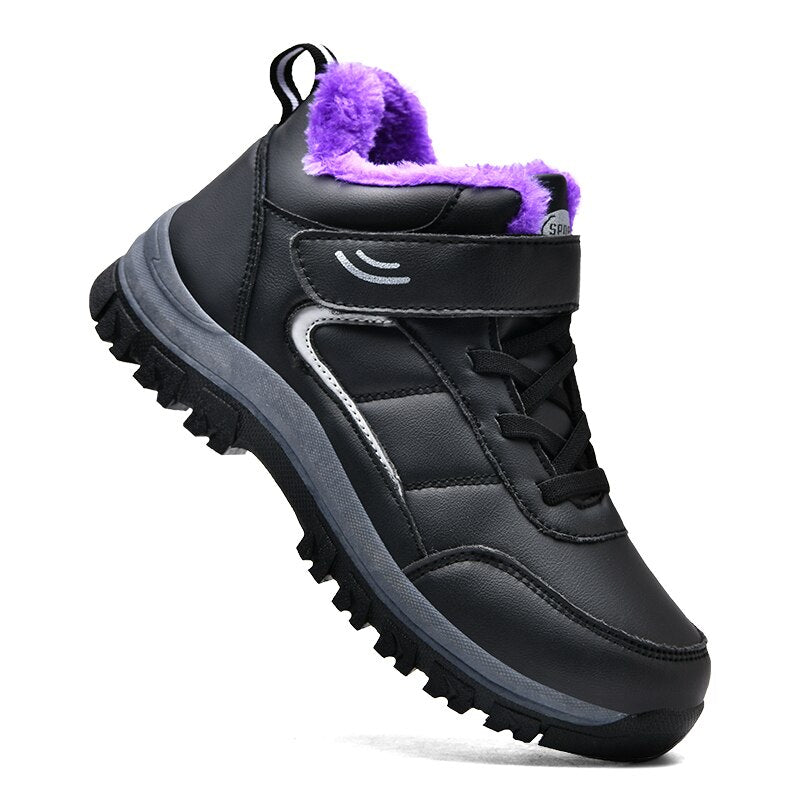 Men's Winter Lace-Up Ankle Boots-My Soft Slipper