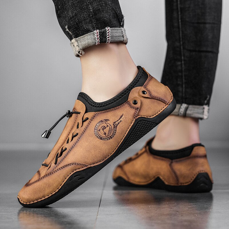 Handmade Artificial Leather Men's Shoes-My Soft Slipper