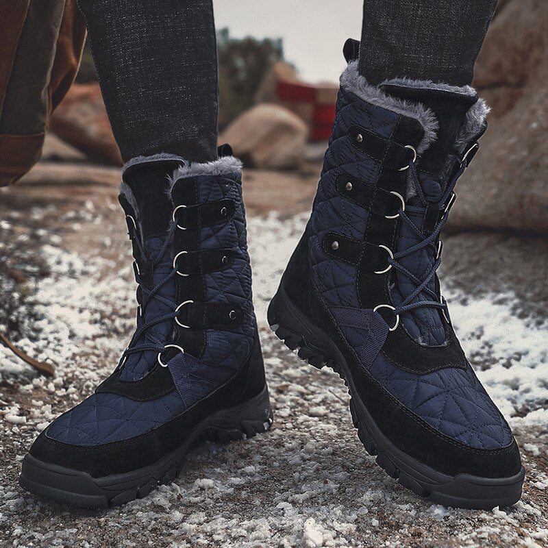 Winter Warm Plush Snow Boots For Men-My Soft Slipper